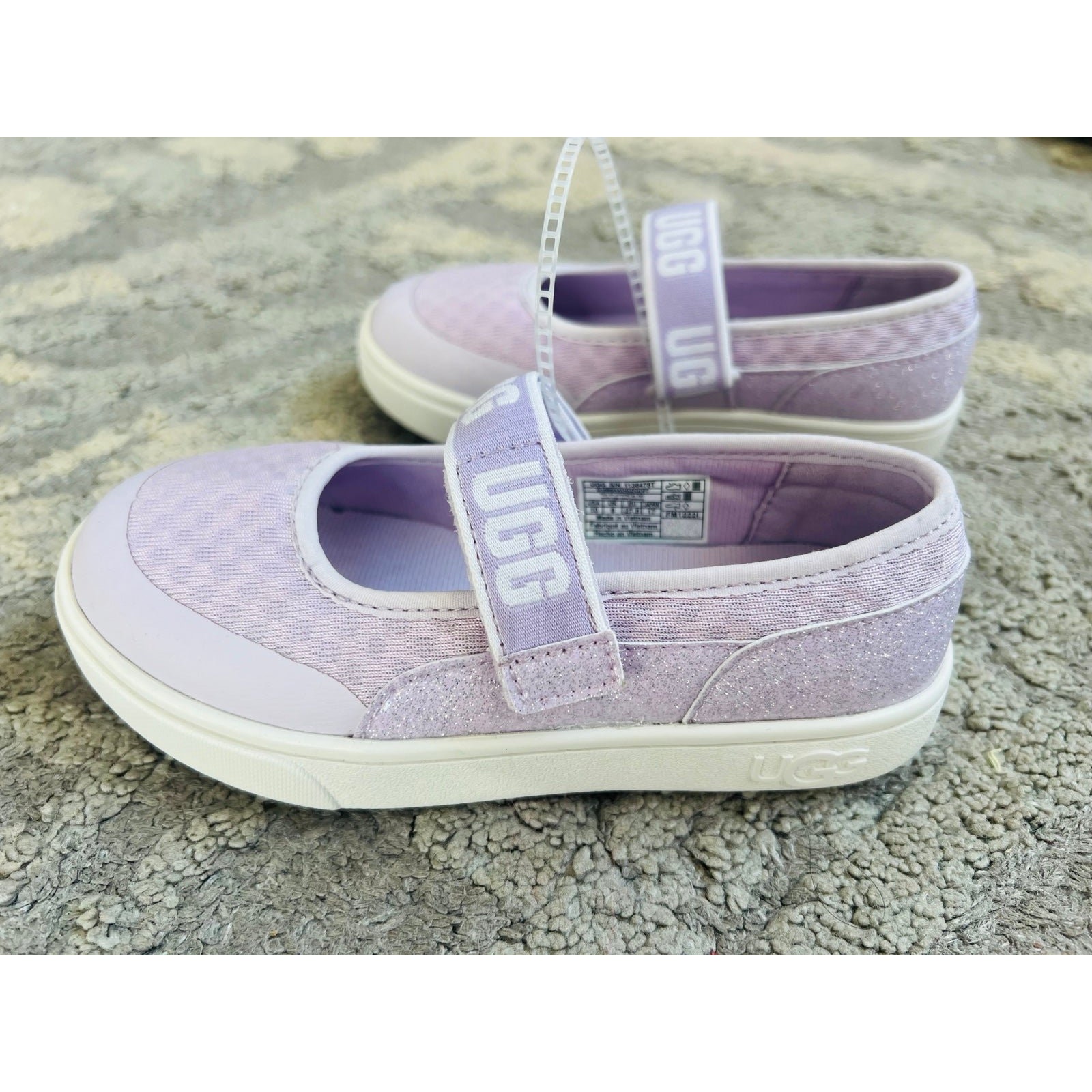Newugg Toddlers Skimmer Glitter Shoes Sz11 — image 8 of 8